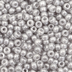 Perles de rocailles Miyuki 8/0 Ceylon silver gray 8-526
