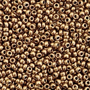 Perles de rocailles Miyuki 11/0 Metallic dark bronze 11-457
