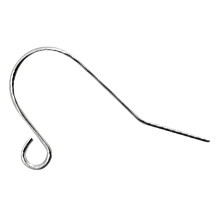 Appr&ecirc;ts en acier inox boucles d'oreilles crochet argent&eacute; antique