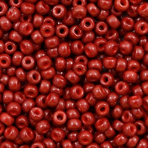 Perles de rocailles Miyuki 8/0 Duracoat opaque jujube red 8-4469