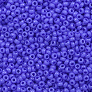 Perles de rocailles Miyuki 11/0 Opaque blue 11-417