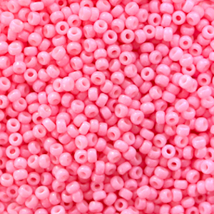 Perles de rocailles Miyuki 11/0 Duracoat opaque carnation pink 11-4467