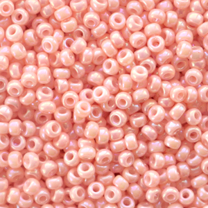 Perles de rocailles Miyuki 11/0 Opaque luster tea rose 11-596