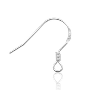 Argent 925 appr&ecirc;ts boucles d'oreilles crochets Argent