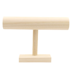 Pr&eacute;sentoir bijoux en bois pour bracelets Naturel (couleur naturelle du bois)