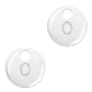 Breloques en m&eacute;tal Basic Quality lettre O Argent&eacute; antique (sans nickel)