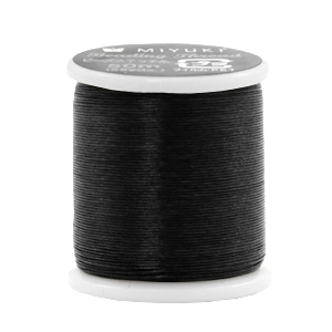 Fil Miyuki beading thread XL Noir