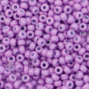 Perles de rocailles Miyuki 8/0 Duracoat opaque crocus purple 8-4486