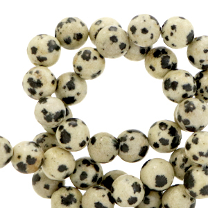 Pierres naturelles Jaspe Dalmatien 6mm Gris orme-greige