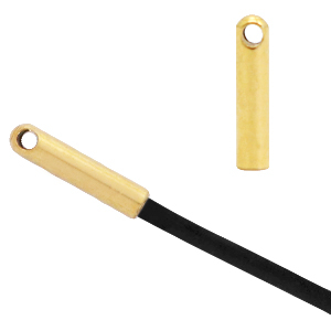 Appr&ecirc;ts en acier inox embout &Oslash;1mm Dor&eacute;