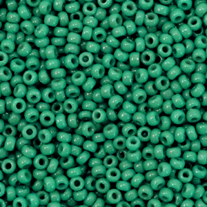 Perles de rocailles Miyuki 11/0 Duracoat opaque spruce green 11-4477