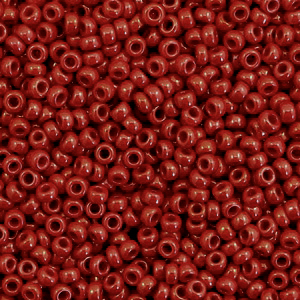 Perles de rocailles Miyuki 11/0 Duracoat opaque jujube red 11-4469