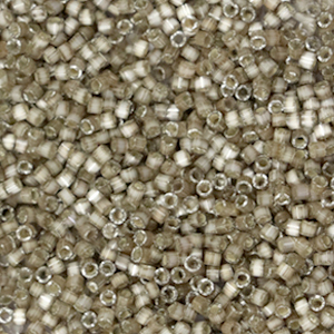 Perles Miyuki d&eacute;licas 11/0 Silk satin variegated taupe DB-671