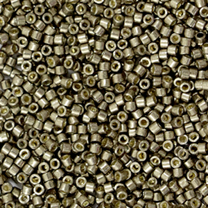 Perles Miyuki d&eacute;licas 11/0 Duracoat galvanized pewter silver DB-1852