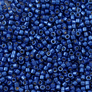 Perles Miyuki d&eacute;licas 11/0 Duracoat galvanized navy blue DB-2511