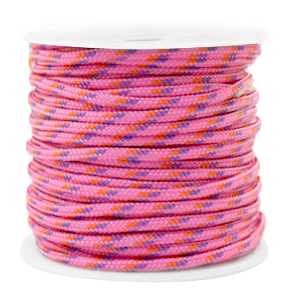 Cordelette 2mm Rose fuchsia