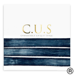 C.U.S&reg; rubans Bleu nuit dip dye
