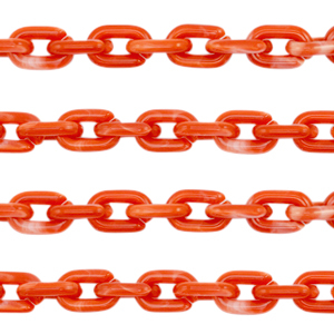 Cha&icirc;ne acrylique 15mm Rouge