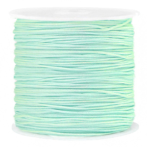 Fil macram&eacute; 0.8mm Vert turquoise doux