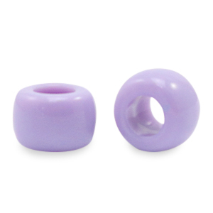 Perles acryliques rondelle 9mm Violet
