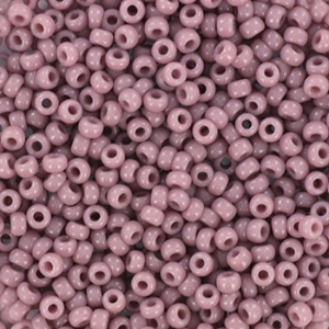 Perles de rocailles Miyuki 11/0 Opaque mauve purple 11-410