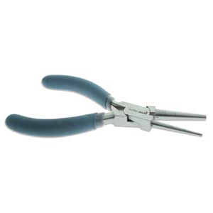 Beadsmith pince ronde 2-8mm Bleu aqua-argent&eacute;