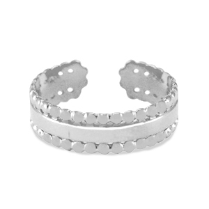 Bagues en acier Inox Argent&eacute;