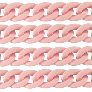 Cha&icirc;ne acrylique 29mm mat Rose clair