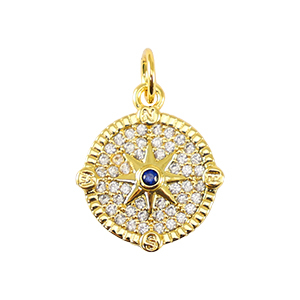 M&eacute;tal TQ laiton breloques &eacute;toile Dor&eacute;