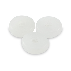 Pierres naturelles Marbre et Calcite rondelles 6mm Blanc