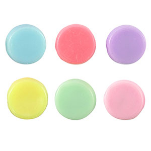 Perles aspect acrylique Multicolore pastel