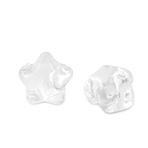 Perles acryliques &eacute;toile Transparent