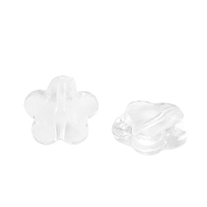 Perles acryliques fleur Transparent
