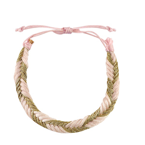 Bracelets tendance Rose clair-dor&eacute;