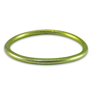 Bracelet jonc type bouddhiste 5mm taille M Vert printanier