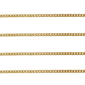 Appr&ecirc;ts en acier Inox cha&icirc;ne maille jaseron gourmette D&oacute;re