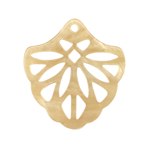 Pendentifs en r&eacute;sine Beige sable