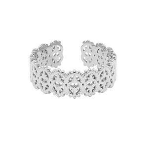 Bagues en acier Inox Argent&eacute;