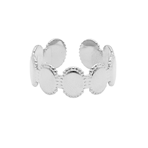 Bagues en acier Inox Argent&eacute;