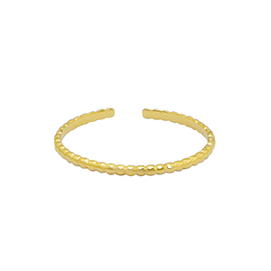 Bagues en acier Inox Dor&eacute;