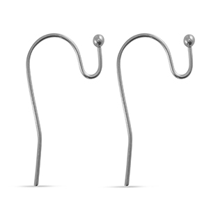 Boucles d'oreilles en acier inox Argent&eacute;