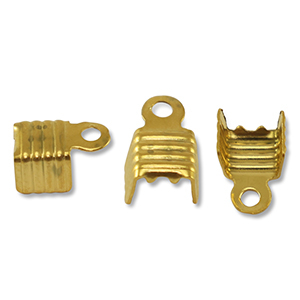 Appr&ecirc;ts en acier inox  fermoir pour lacet Dor&eacute;