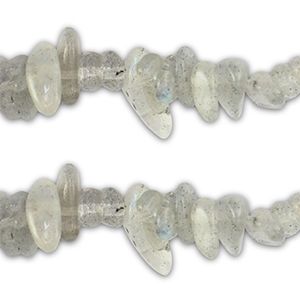 Perles chipstone Gris transparent