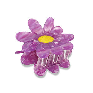 Accessoires pour cheveux pince &agrave; cheveux fleur Violet