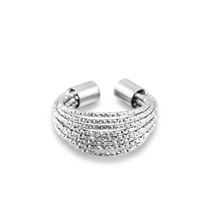 Bagues en acier Inox Argent&eacute;