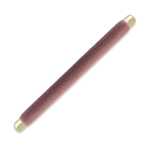 Pr&eacute;sentoir bijoux coussin velours pour bagues Violet mauve-dor&eacute;