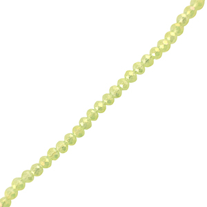 Perles &agrave; facettes 6x4mm disque Heishi Vert clair