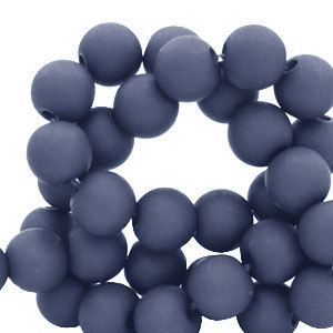 Perles acryliques 4 mm Anthracite