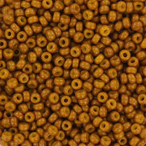 Perles de rocailles Miyuki 11/0 Duracoat opaque toast brown 11-4460
