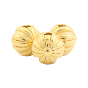 Perles en m&eacute;tal DQ balle 6mm Dor&eacute; (sans nickel)